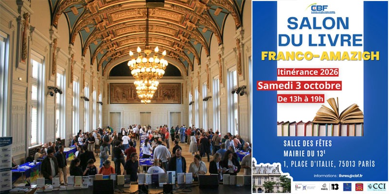 CBF | SALON DU LIVRE FRANCO-AMAZIGH :   Le livre amazigh, rassembleur de générations